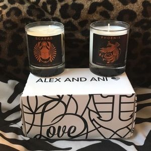 Alex and Ani Phoenix and Scarab Candles